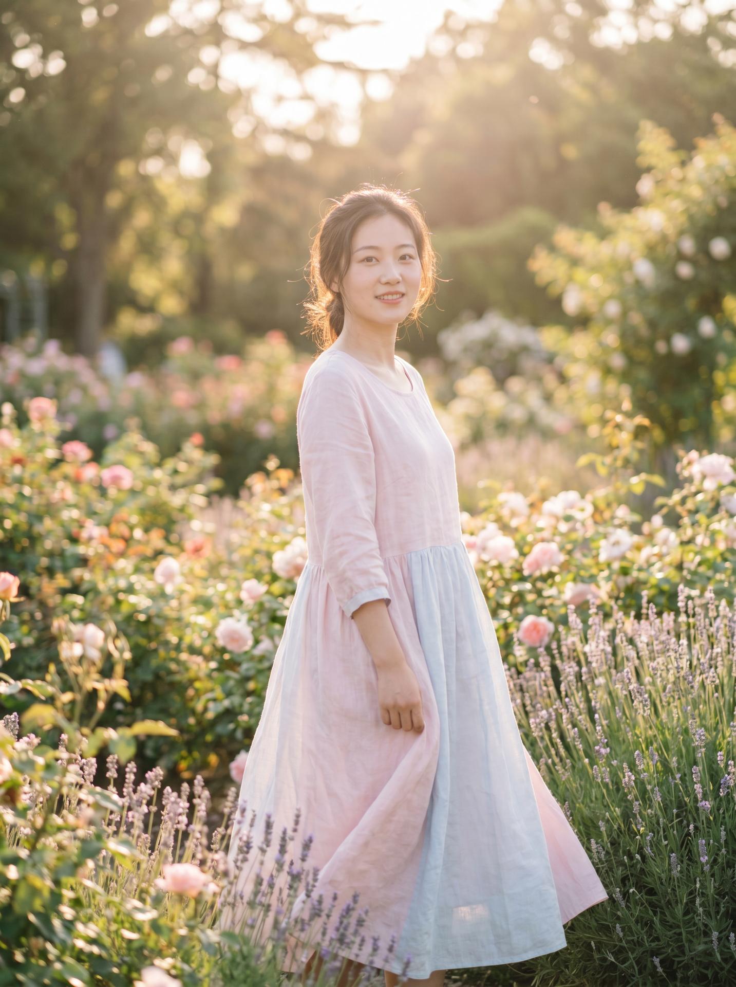 老虎菜美图：清新自然美少女写真